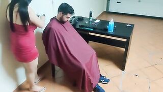 A friend's mum offered to cut his hair, but things got wild