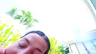 The rescuer's girlfriend prank called him to the pool
