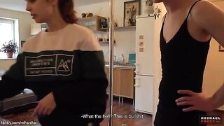 I shoot a challenge on Tik-Tok with my stepbrother, featuring intense action in 60 FPS