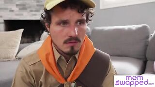 Skylar Snow, shocked, asks Lauren Phillips, "What the fuck, you talked me into this shit?"