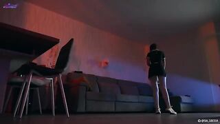 A girl became a sex robot and had sex with her new boyfriend in 60fps