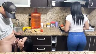 A stepfather can demand sex from his beautiful 18-year-old kitchen help
