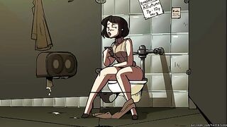 The barista grows bigger and dominates in a steamy scene