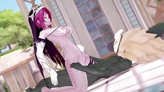 Rosaria’s huge chest is a popular spot for Hillachurl to fuck