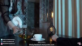 The Lord and his Clumsy Maid - MollyRedWolf - A hot maid gets spanked and fucked hard