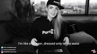 500K! Unboxing and Oral Creampie, a steamy gift from MollyRedWolf on PornHub