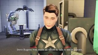 Agent Carter checks Captain America’s package in a steamy scene