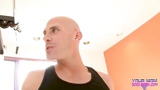 A personal trainer fucked rich blonde MILF Shayla Laveaux hard