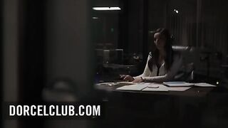 The boss invited the secretary to work extra hours passionately
