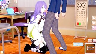 Hentai Game Koikatsu! Big tits Moona Hoshinova waiting for you to fuck her in 3D
