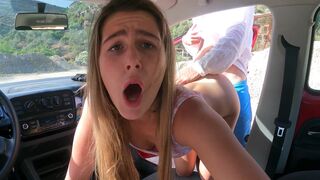 I fuck like a whore, and this guy took me hard in the car!