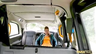The fake taxi driver fucked a red-haired beauty, Kiara Love