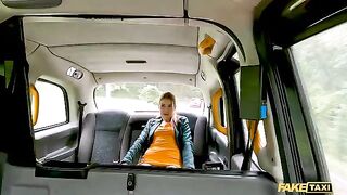 The fake taxi driver fucked a red-haired beauty, Kiara Love