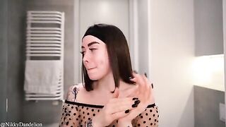 A man woke up with a girl in his bed and fucked her hard