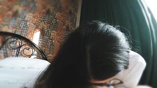 The Asian Tik Tok girl Nastystuf looks like a teacher and has sex with a sweet man