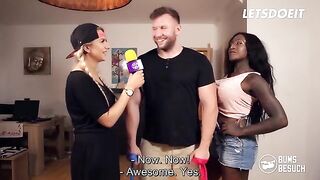Josy Black, the stunning ebony pornstar from Germany, gives her biggest fan an unforgettable experience
