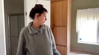 A couple trying to get pregnant in a steamy scene