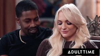 Kenna James gets her desires fulfilled in a thrilling threesome with her husband and a hot neighbor