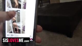 Pervert stepbrother fucks his stepsister with big boobs Alex Jane