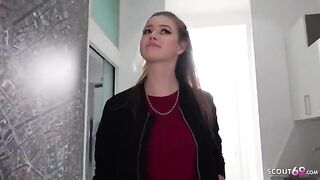 PETITE CASTING WITH GERMAN TEEN OLIVIA SPARKLE (18) FOR BIG DICK ACTION