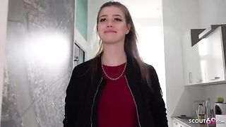 PETITE CASTING WITH GERMAN TEEN OLIVIA SPARKLE (18) FOR BIG DICK ACTION