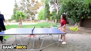 Latina hottie Ariana Van X shows her ass in action