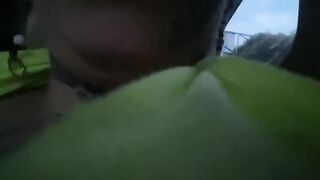 Katty Blake got her pussy wet in the car in Bucaramanga