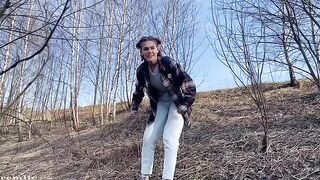 You can go camping with such a whore, a daring outdoor adventure