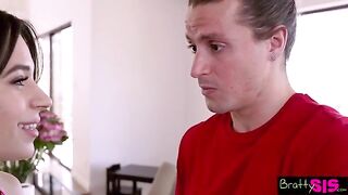 Stepsister Aria Valencia confesses her impulse control issue to stepbro