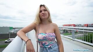 Irina Cage gets banged on the bridge for cash