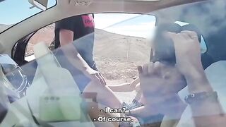 A stranger exhibitionist guy fucked a girl in the street