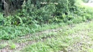 First sextape in the forest from this young French couple