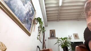 Bored housewife Eleonora of masturbates, craving to be fucked hard by a stranger