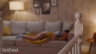 Andrea and Kaira enjoy intimate moments with a vibrator, showcasing sensual chemistry