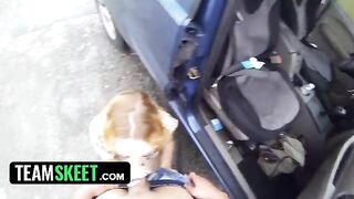 Petite teen Lucy Tyler gets fucked for a grand outdoors