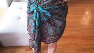 Accidental pussy show to my stepbrother led to hot sex
