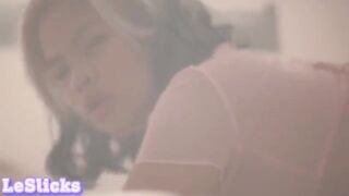 Pinay babe gets her pussy filled with sticky cream