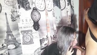 An infidel woman cheats on her boyfriend over the phone