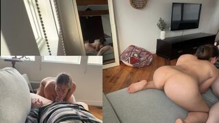 Sexy wife fucked in a hotel room by an unknown man