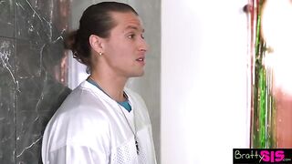 Lulu Chu wants to taste her stepbrother's cum, but he's hesitant