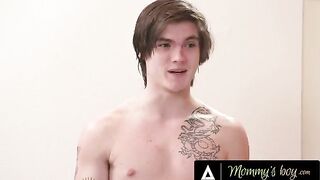 Pervert guy wants to fuck his sexy stepmom Crystal Rush in her ass hole