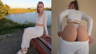 A hot chick hooked up with someone from a dating app and gave an incredible blowjob