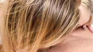 The tattooed step-sister is having fun with her boyfriend in an FFM scene