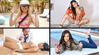 A compilation of petite Asian beauties getting fucked hard in this hot video