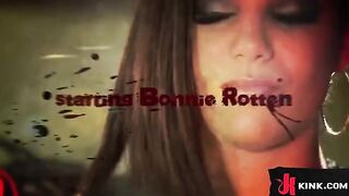 19 y.o. girl in anal bondage, fucked hard and squirted on
