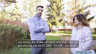 Public Agent Cheating Wife Gets Fucked in Public by Stranger for Cash