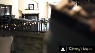 A busty MILF Rachael Cavalli gets turned on by her stepson’s dirty habit