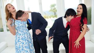 The stepsons are losers and they can't deal with girls, so their stepmoms teach them