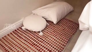 I had to share a bed with my sister's best friend, it was awkward