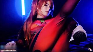 Asuka Langley from Evangelion gets her pussy filled with cum